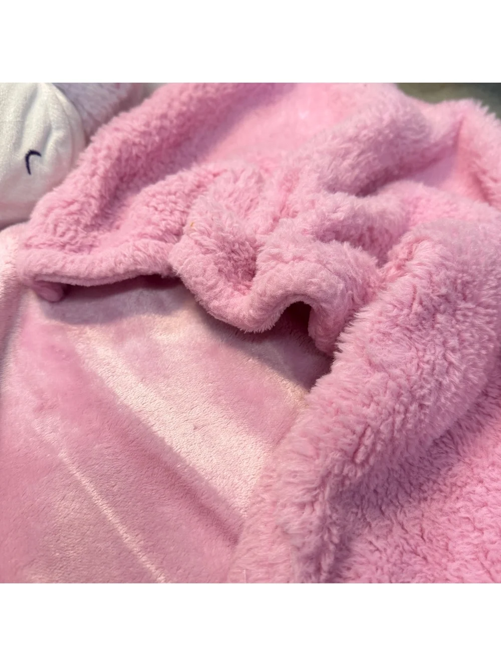 Jojo Siwa Nickelodeon Pink Plush Unicorn Hooded Blanket Throw